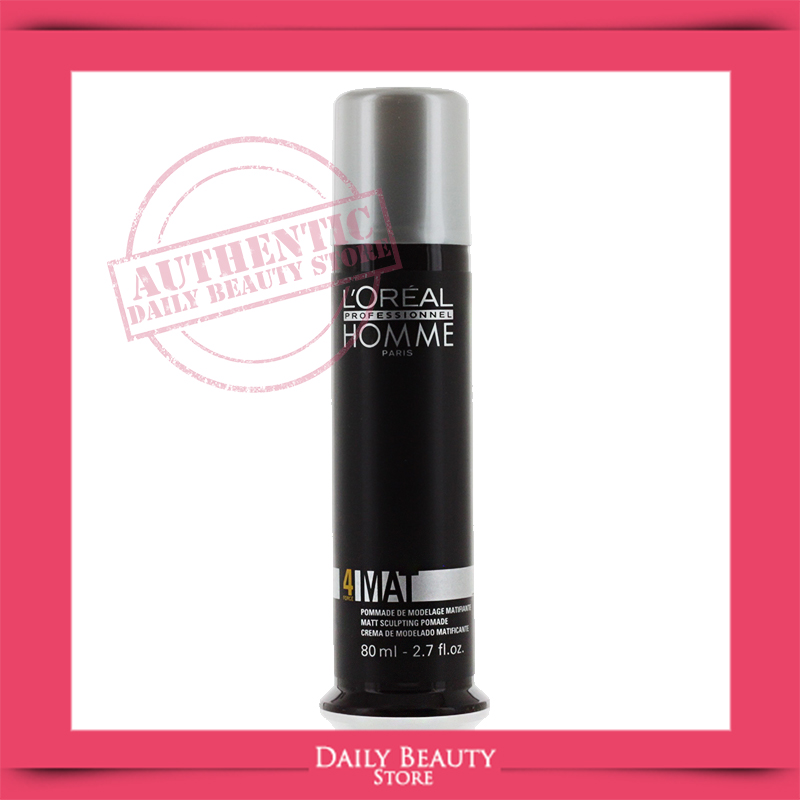 L'Oreal Homme Mat Matt Sculpting Pomade 80ml 2.7oz NEW FAST SHIP