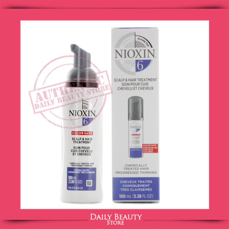 Nioxin System 6 Scalp Treatment 100ml 3.38oz NEW FAST SHIP ...