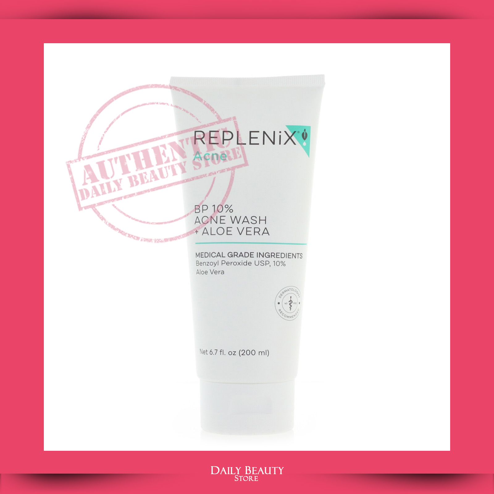 Replenix BP 10% Acne Wash + Aloe Vera 6.7 fl oz